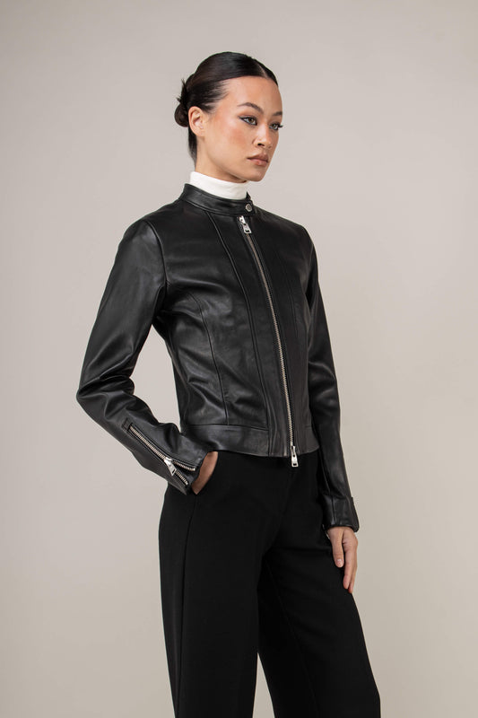 Moto Racer Leather Jacket