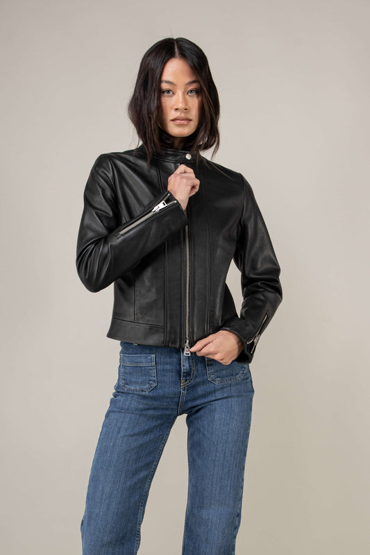 Moto Racer Leather Jacket