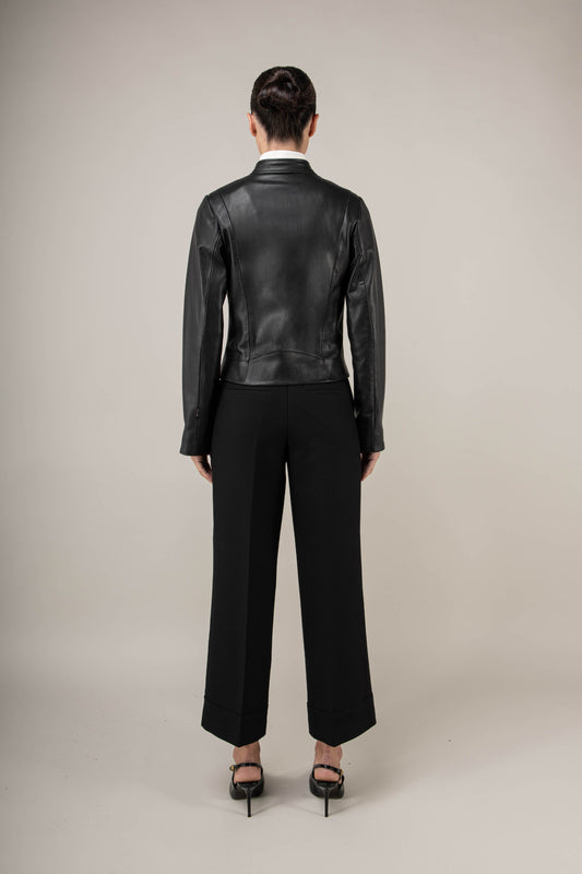 Moto Racer Leather Jacket