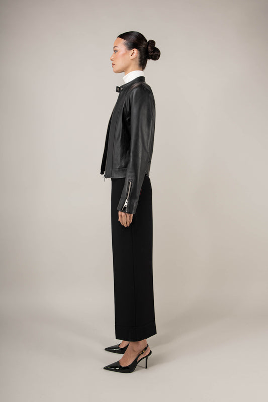 Moto Racer Leather Jacket