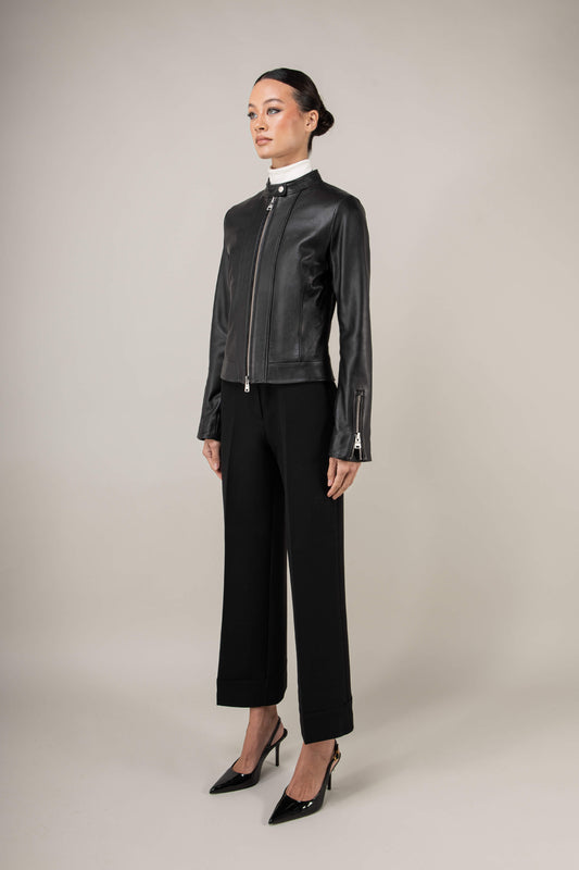 Moto Racer Leather Jacket