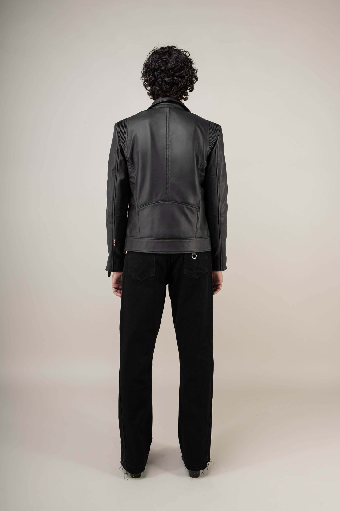 Refined Biker Tall Leather Jacket (Man)