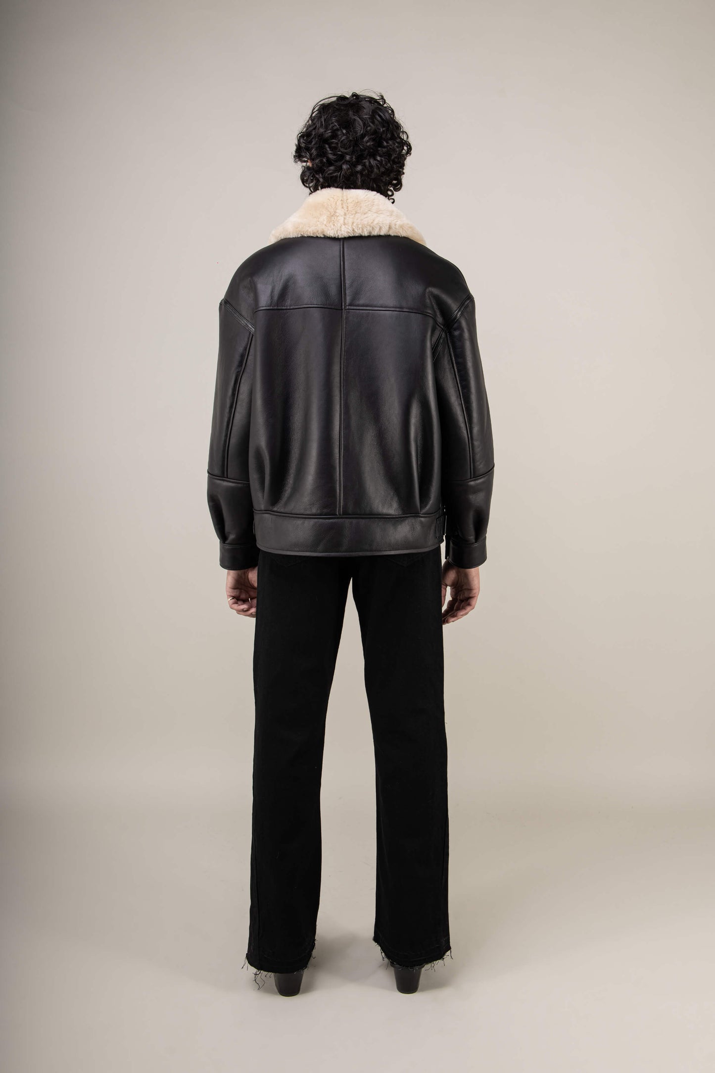 Valor Shearling Aviator Jacket (Man)