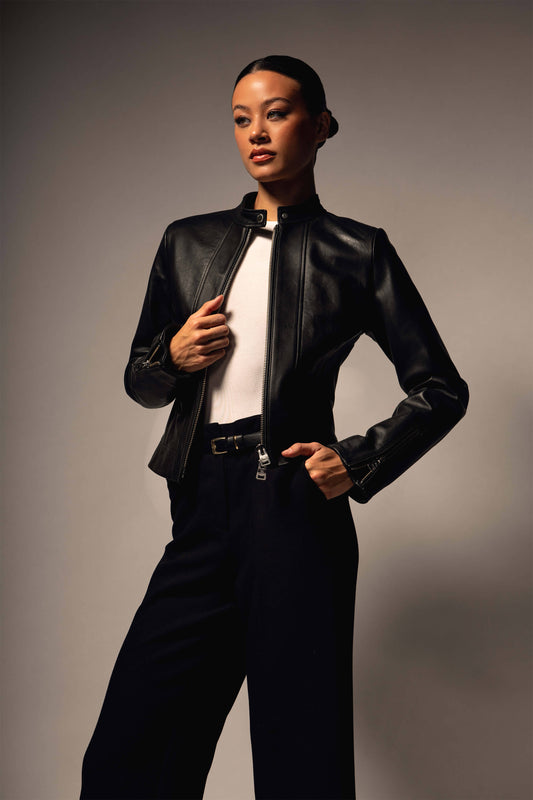 Moto Racer Leather Jacket