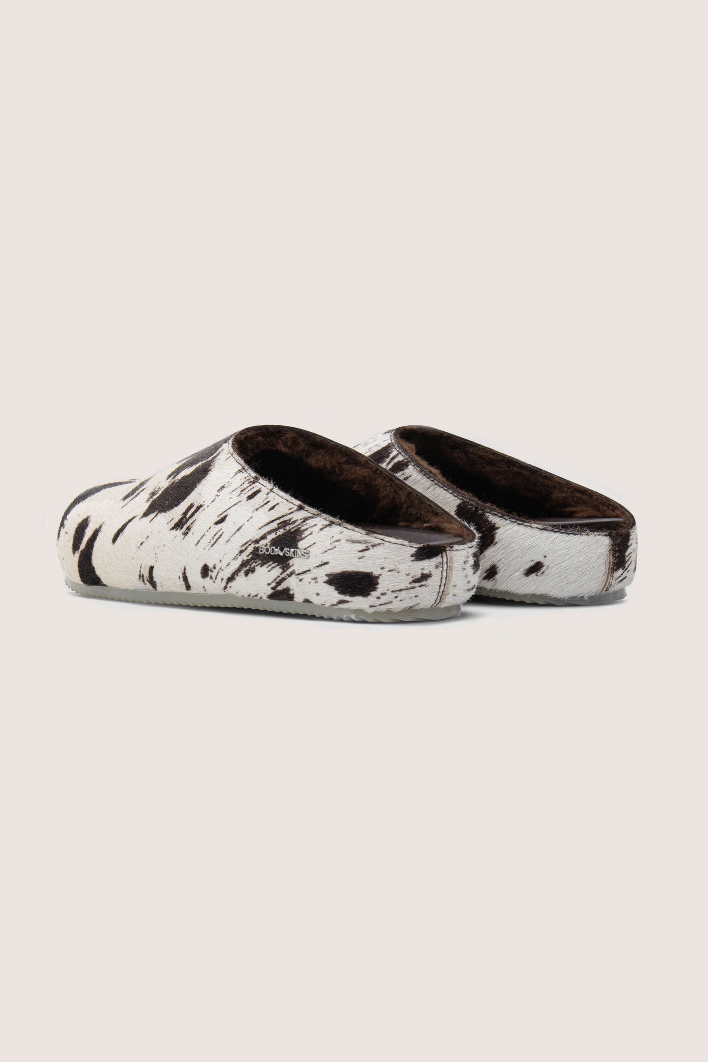 Cowhide Shearling Mules