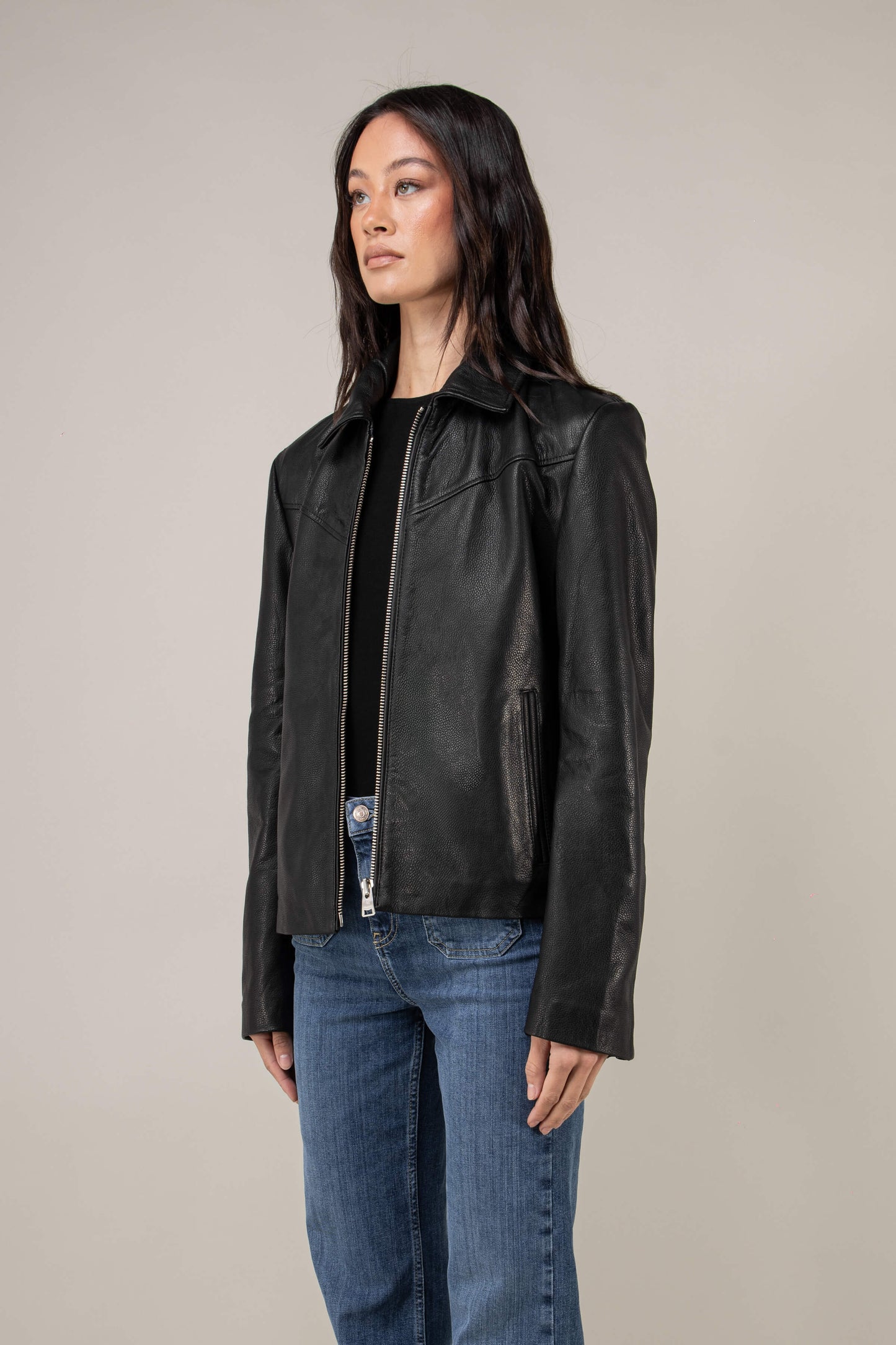 Hendrix Leather Jacket (Woman)