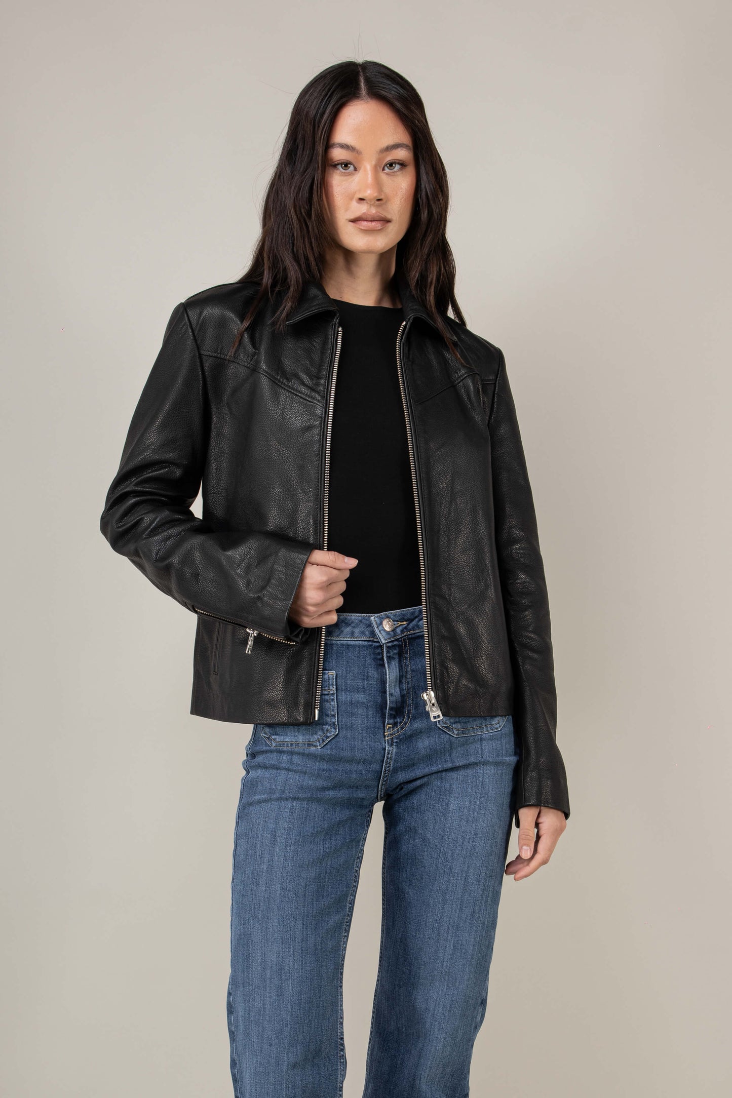 Hendrix Leather Jacket (Woman)