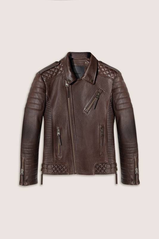 Kay Michaels 3.0: Vintage Brown Leather Jacket (Man)