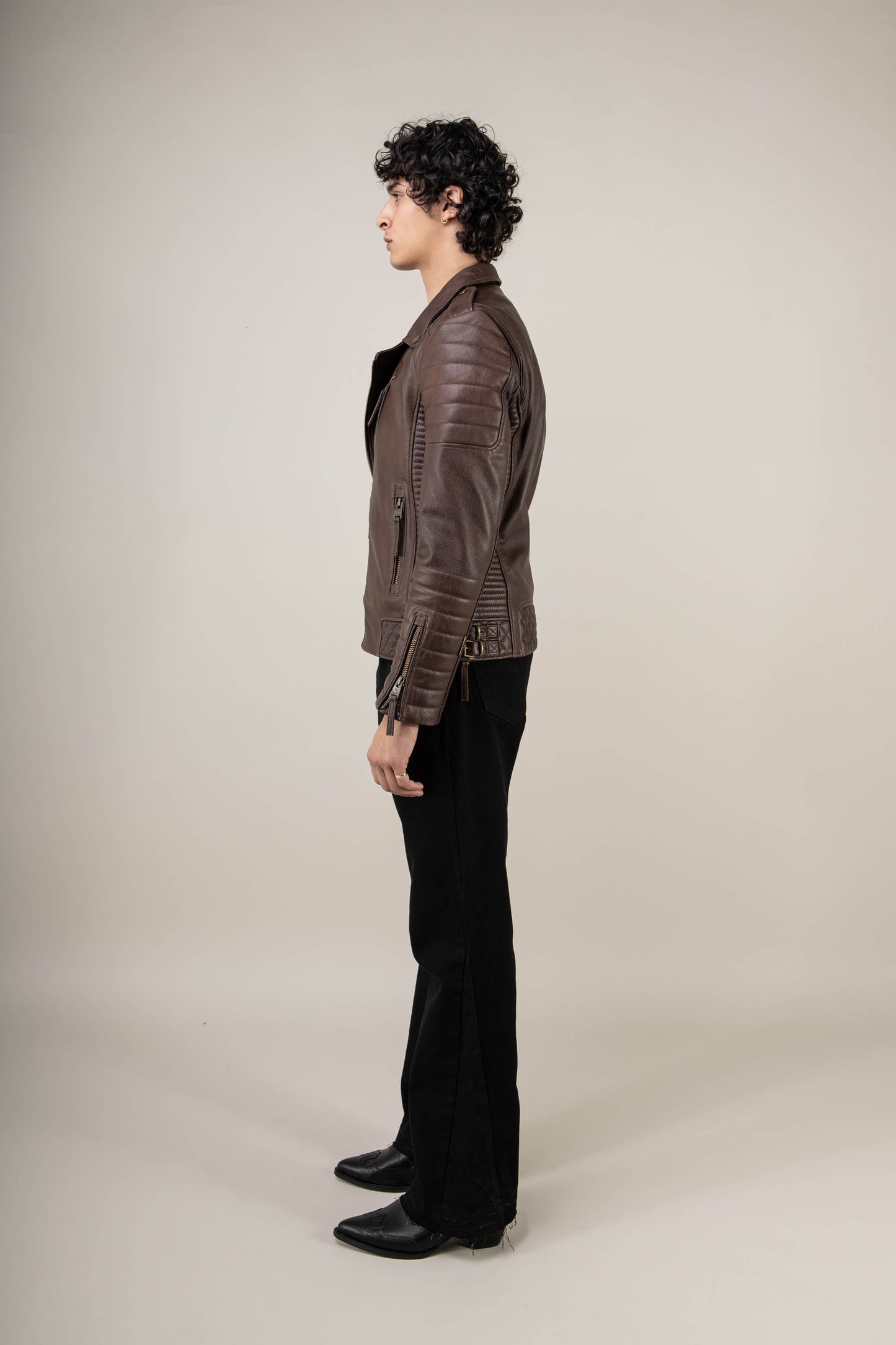 Kay Michaels 3.0: Vintage Brown Leather Jacket (Man)