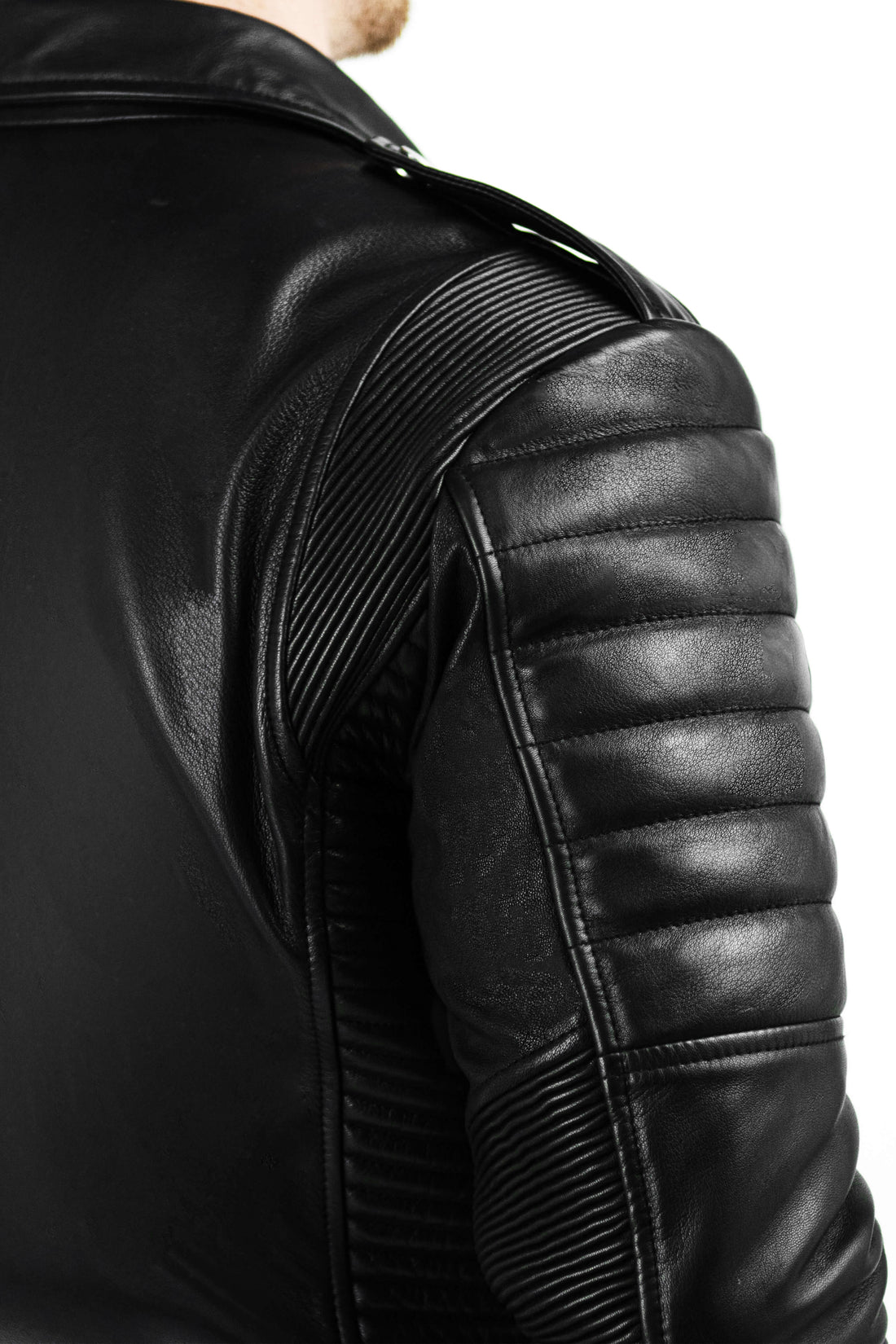 Kay Michaels: V Fit Leather Jacket | BODA SKINS