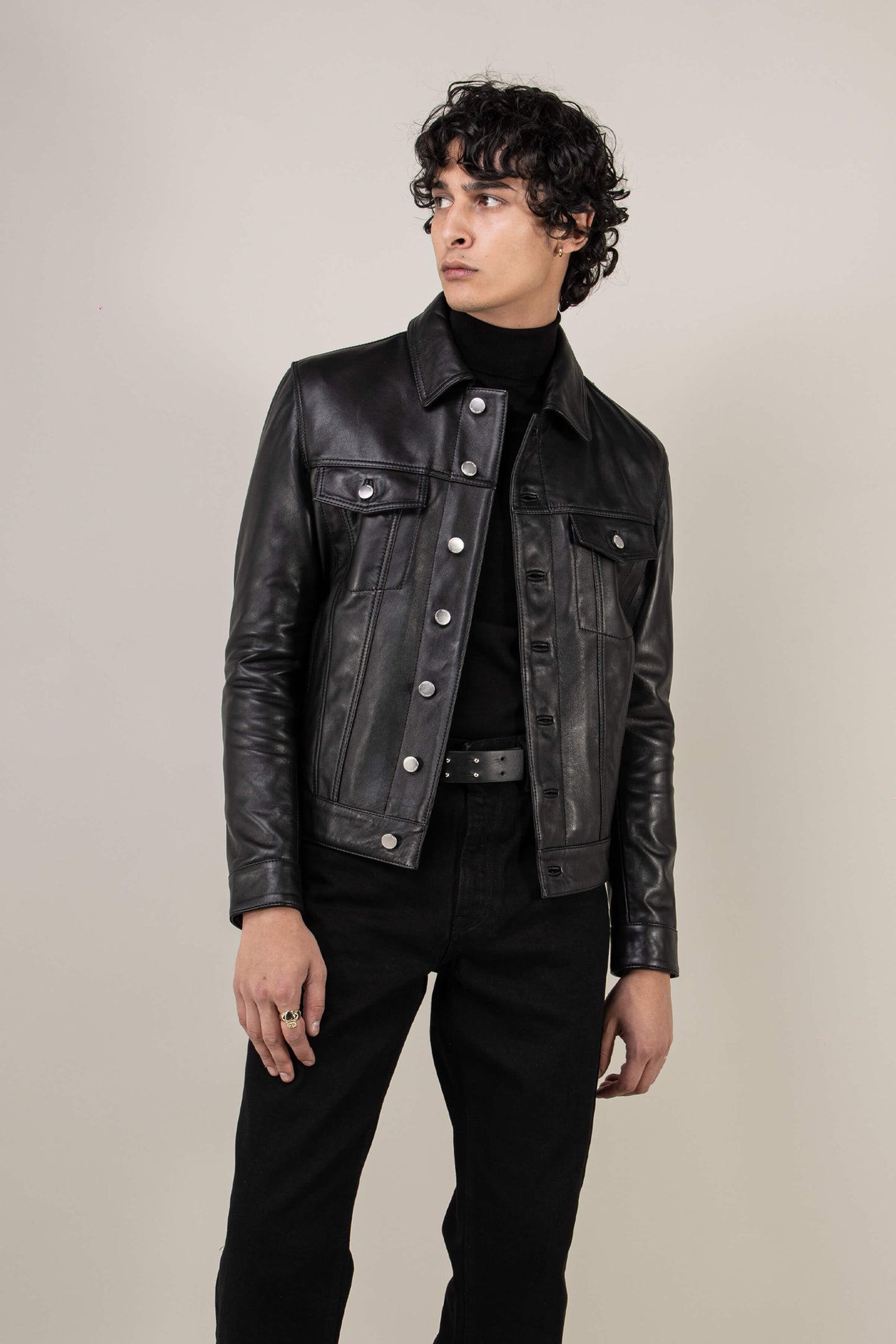 Leather Trucker Jacket