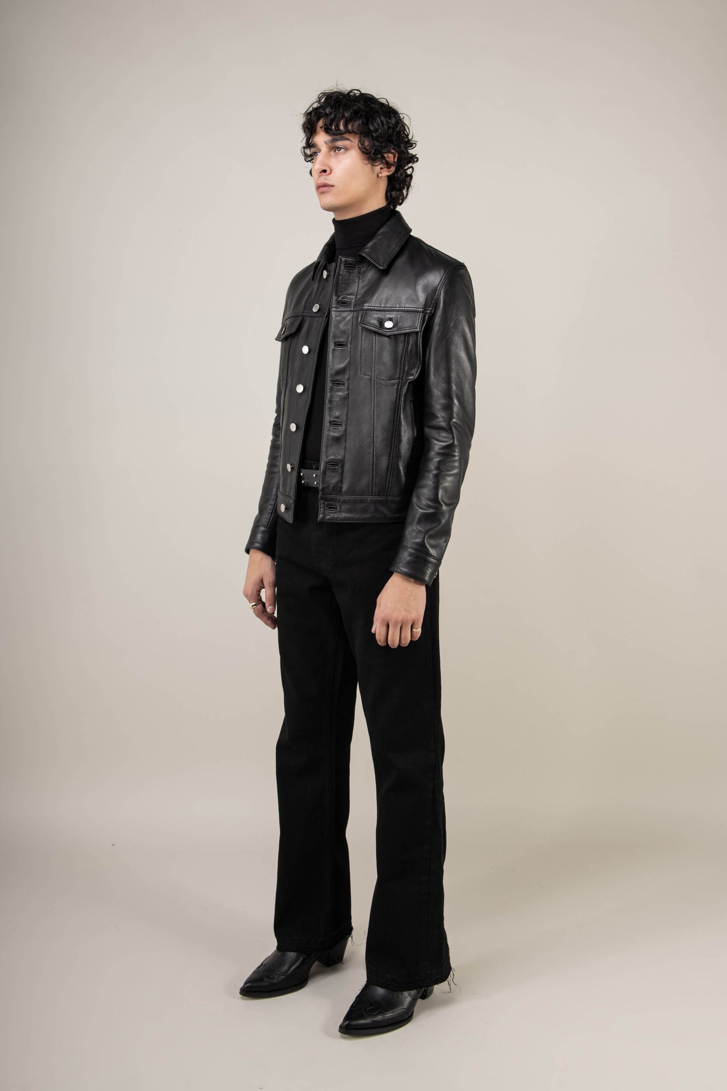 Leather Trucker Jacket