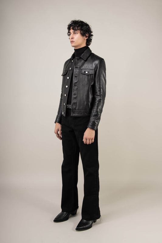 Leather Trucker Jacket