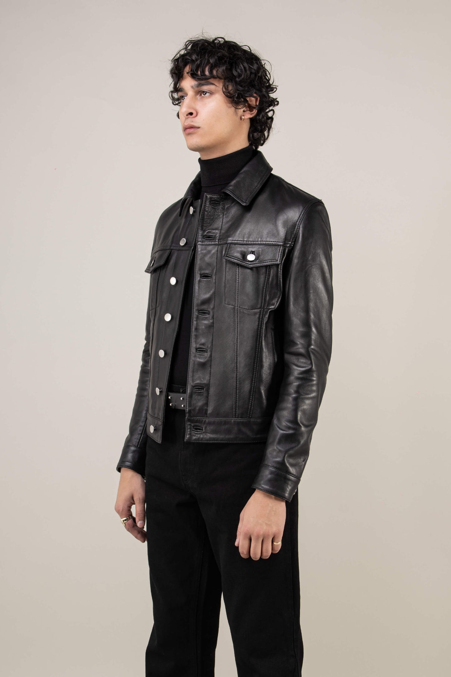 Leather Trucker Jacket
