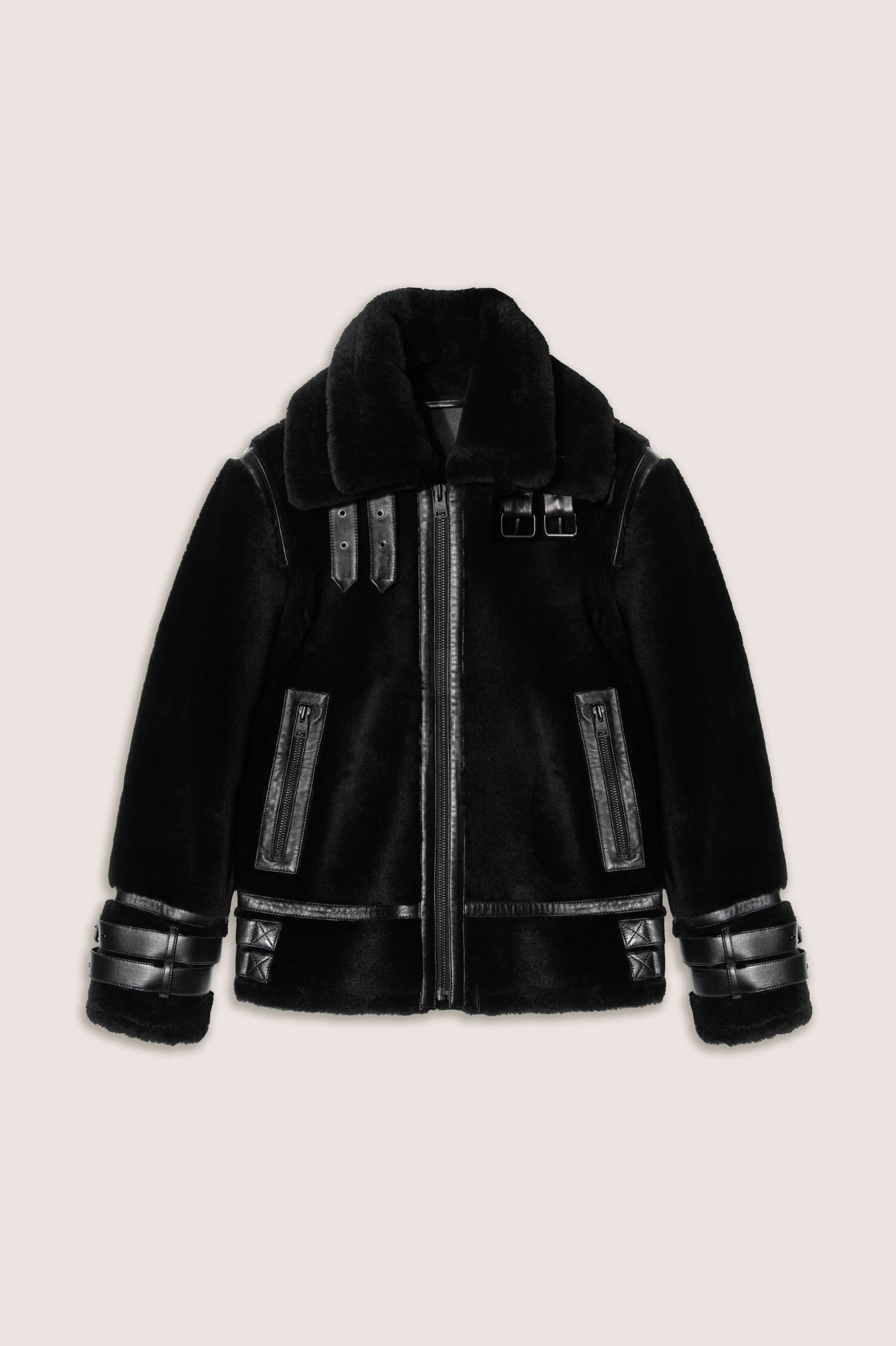 Polar 3.0: Noir Shearling Jacket (Man)