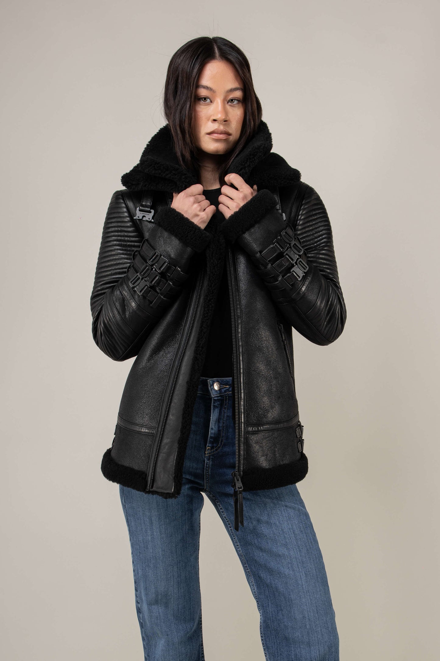 Warrior 3.0 Shearling Jacket (Woman)
